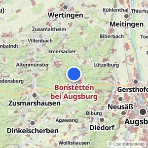 Kartenvorschau Bonstetten bei Augsburg