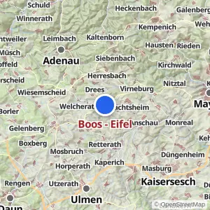 Kartenvorschau Boos - Eifel