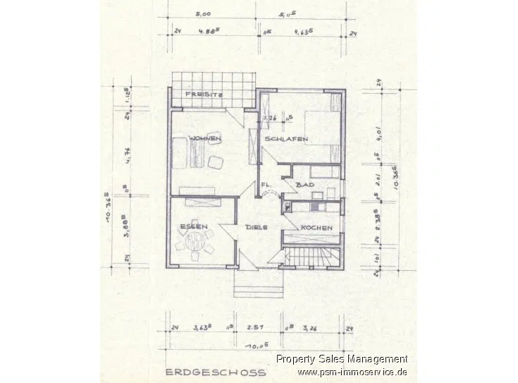 Grundriss Erdgeschoss