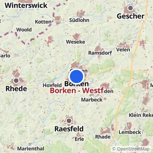 Kartenvorschau Borken - Westf