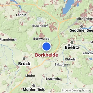 Kartenvorschau Borkheide