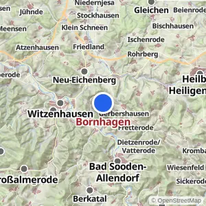 Kartenvorschau Bornhagen