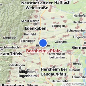 Kartenvorschau Bornheim - Pfalz
