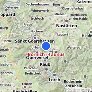 Kartenvorschau Bornich - Taunus