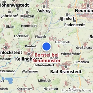 Kartenvorschau Borstel bei Neumünster