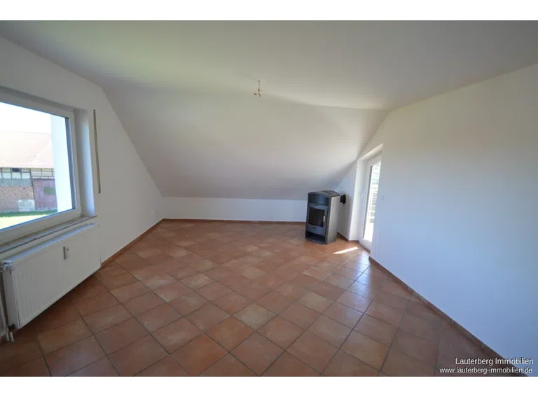 Wohnzimmer mit Kaminofen