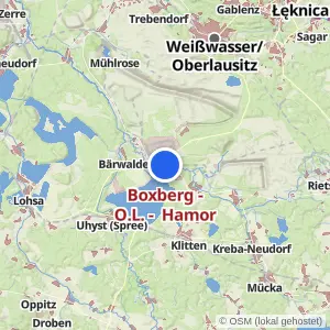 Kartenvorschau Boxberg - O.L. -  Hamor