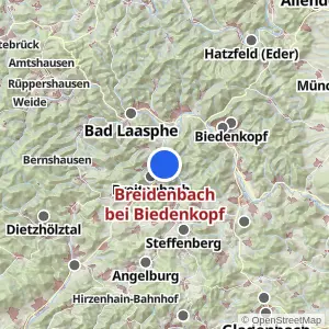Kartenvorschau Breidenbach bei Biedenkopf