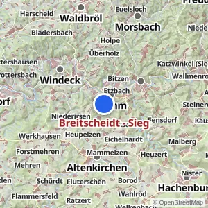 Kartenvorschau Breitscheidt - Sieg