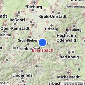 Kartenvorschau Brensbach