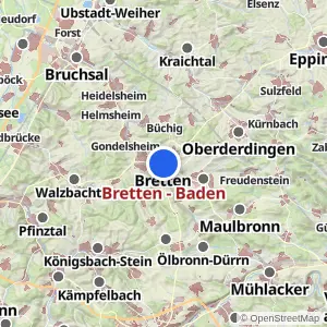Kartenvorschau Bretten - Baden