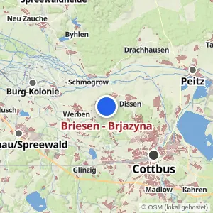 Kartenvorschau Briesen - Brjazyna