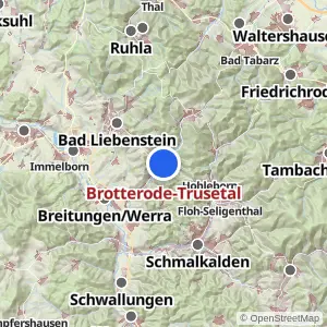 Kartenvorschau Brotterode-Trusetal