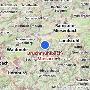 Kartenvorschau Bruchmühlbach-Miesau