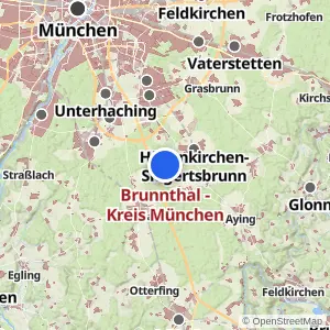 Kartenvorschau Brunnthal - Kreis München