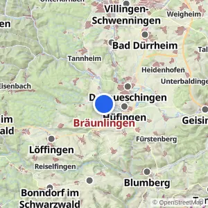 Kartenvorschau Bräunlingen