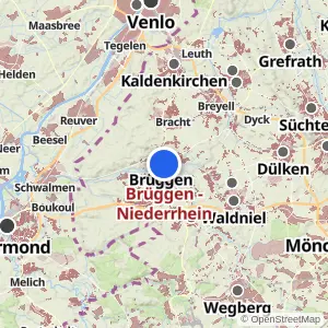 Kartenvorschau Brüggen - Niederrhein