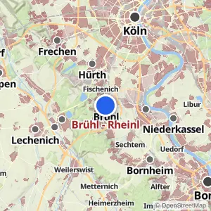 Kartenvorschau Brühl - Rheinl