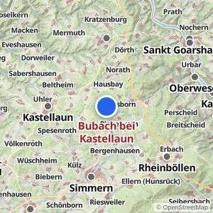 Kartenvorschau Bubach bei Kastellaun