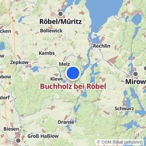 Kartenvorschau Buchholz bei Röbel
