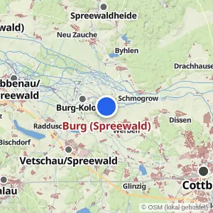 Kartenvorschau Burg (Spreewald)