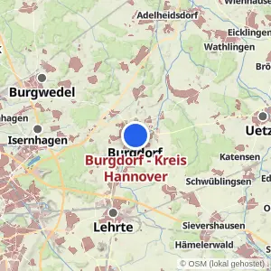 Kartenvorschau Burgdorf - Kreis Hannover