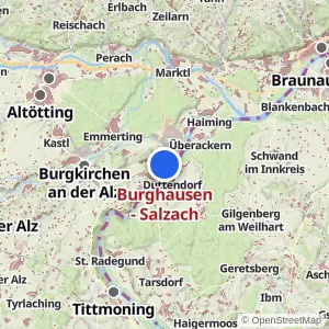 Kartenvorschau Burghausen - Salzach