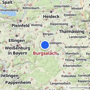 Kartenvorschau Burgsalach