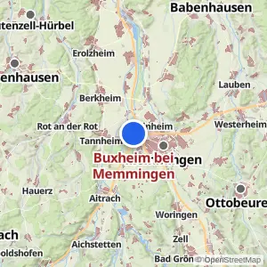 Kartenvorschau Buxheim bei Memmingen