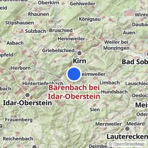 Kartenvorschau Bärenbach bei Idar-Oberstein
