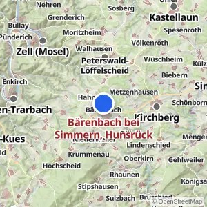 Kartenvorschau Bärenbach bei Simmern, Hunsrück