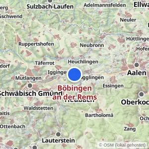 Kartenvorschau Böbingen an der Rems