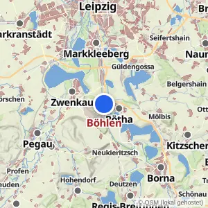 Kartenvorschau Böhlen