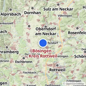 Kartenvorschau Bösingen - Kreis Rottweil