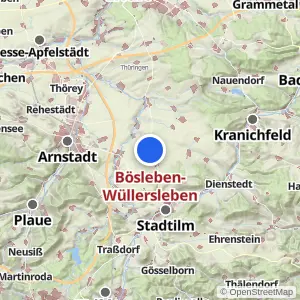 Kartenvorschau Bösleben-Wüllersleben