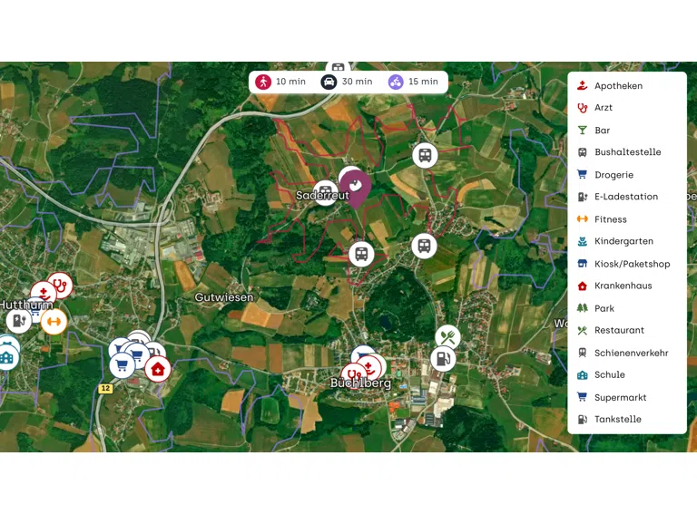 Lageplan mikro
