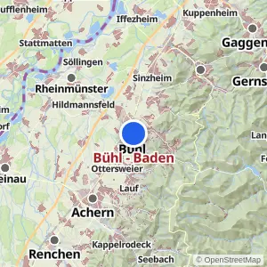 Kartenvorschau Bühl - Baden
