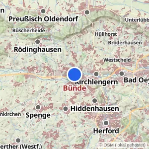 Kartenvorschau Bünde