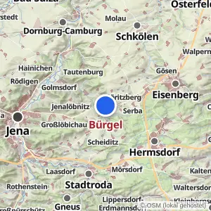 Kartenvorschau Bürgel
