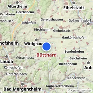 Kartenvorschau Bütthard