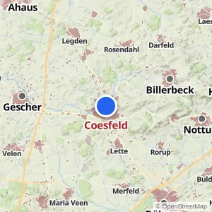 Kartenvorschau Coesfeld