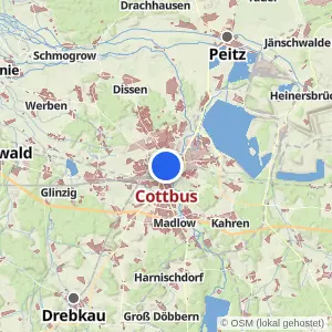 Kartenvorschau Cottbus