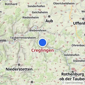 Kartenvorschau Creglingen