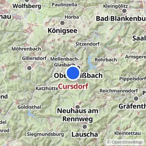 Kartenvorschau Cursdorf