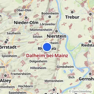 Kartenvorschau Dalheim bei Mainz