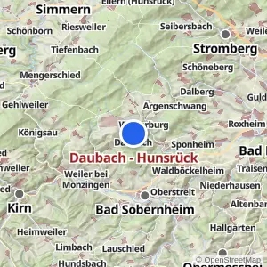 Kartenvorschau Daubach - Hunsrück