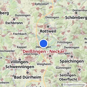 Kartenvorschau Deißlingen - Neckar