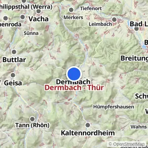 Kartenvorschau Dermbach - Thür