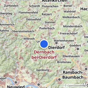 Kartenvorschau Dernbach bei Dierdorf