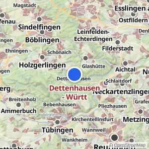 Kartenvorschau Dettenhausen - Württ